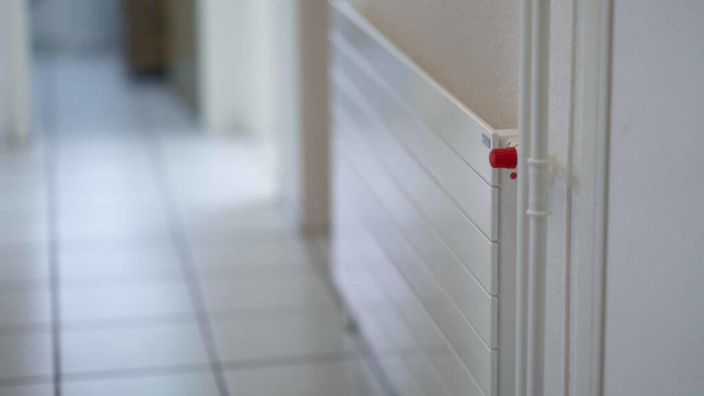 un radiateur de chauffage